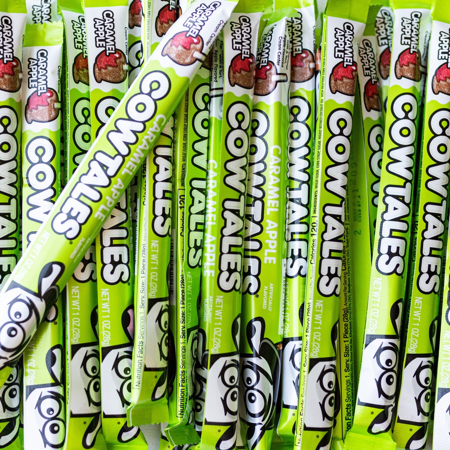 (12) 36ct boxes of Caramel Apple Cow Tales® AKA Goetze's Old Fashioned Caramel Apple Stick® OVERSTOCK 25% OFF