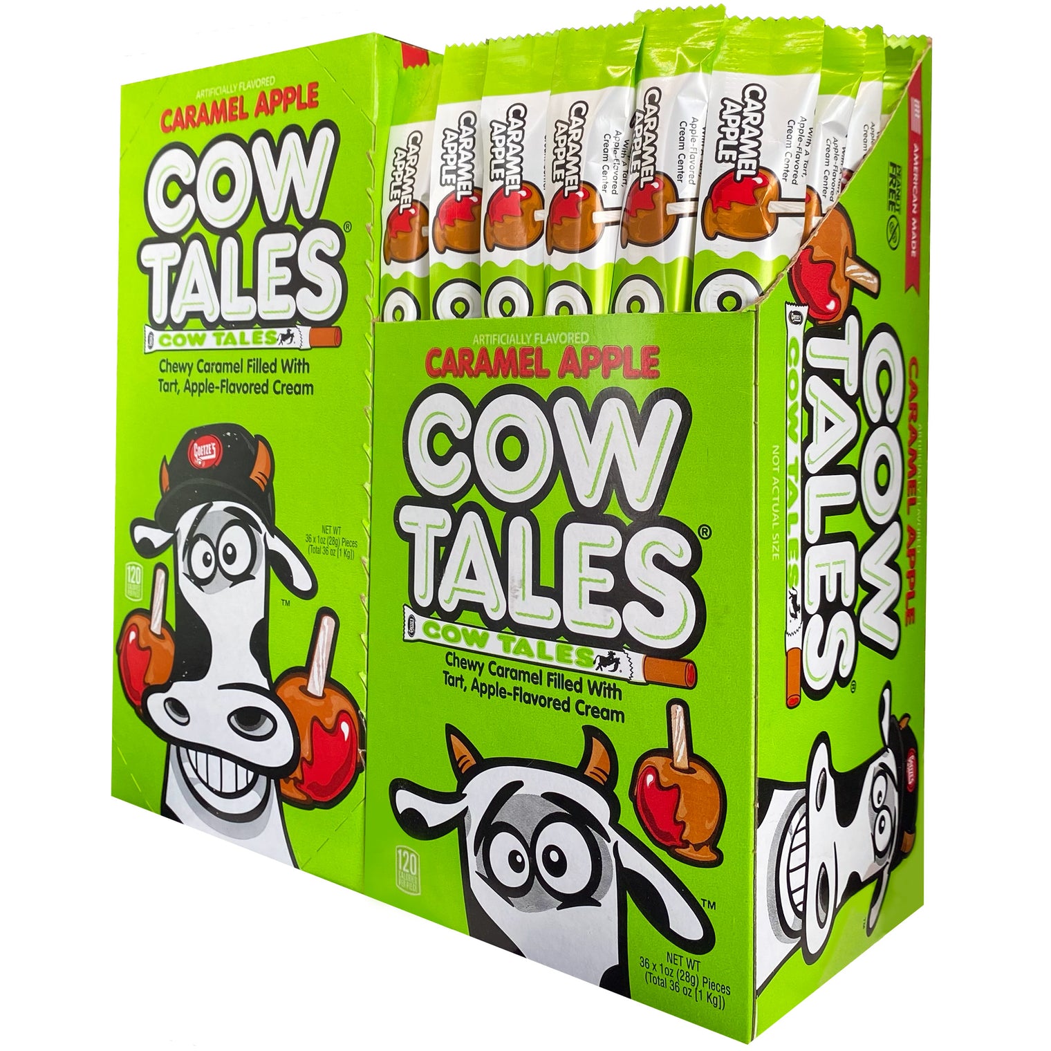 100 ct. Caramel Apple Cow Tales® & Tumbler Mug AKA Goetze's Old Fashioned Caramel Apple Stick®