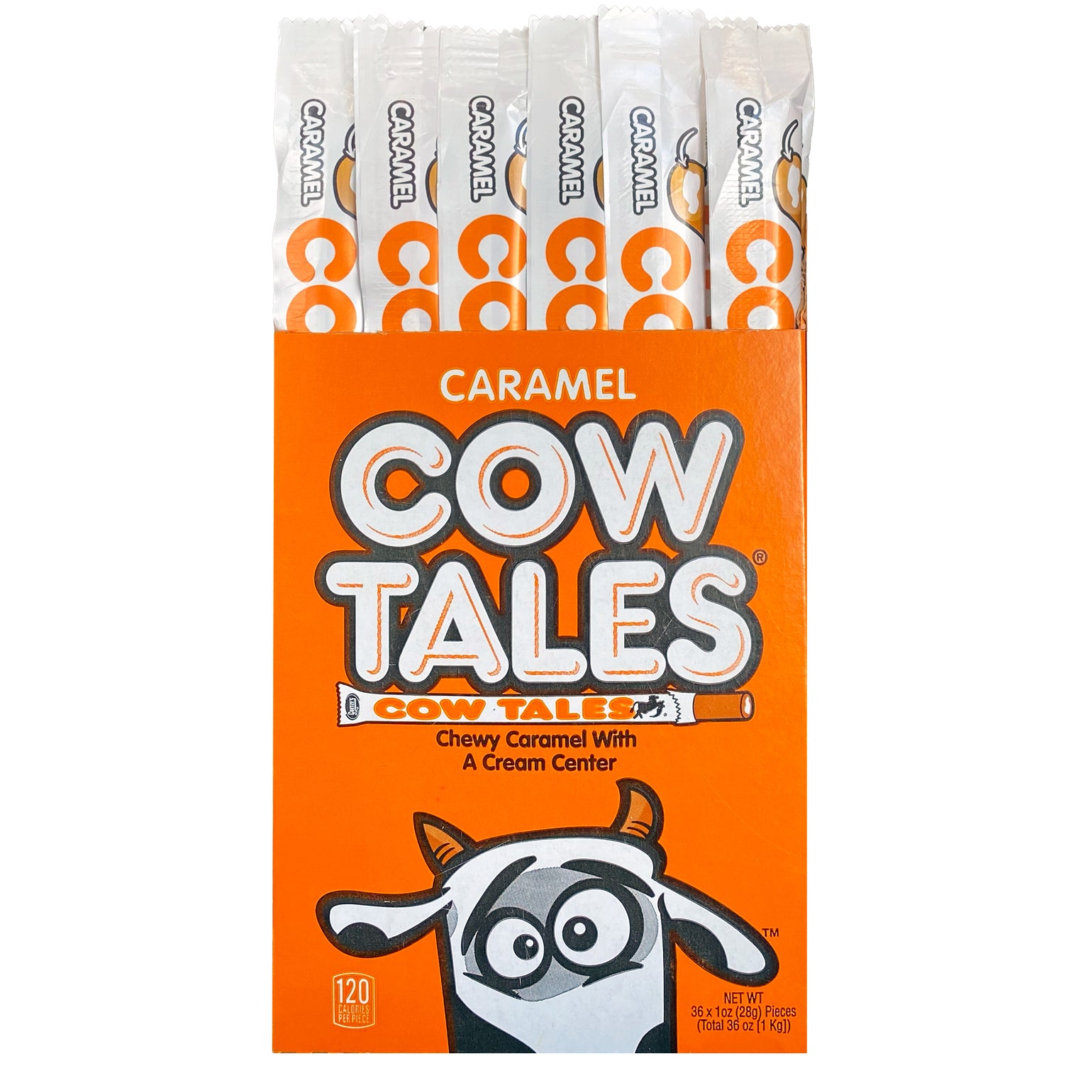 (12) 36ct boxes of Original Caramel Cow Tales® OVERSTOCK 25% OFF