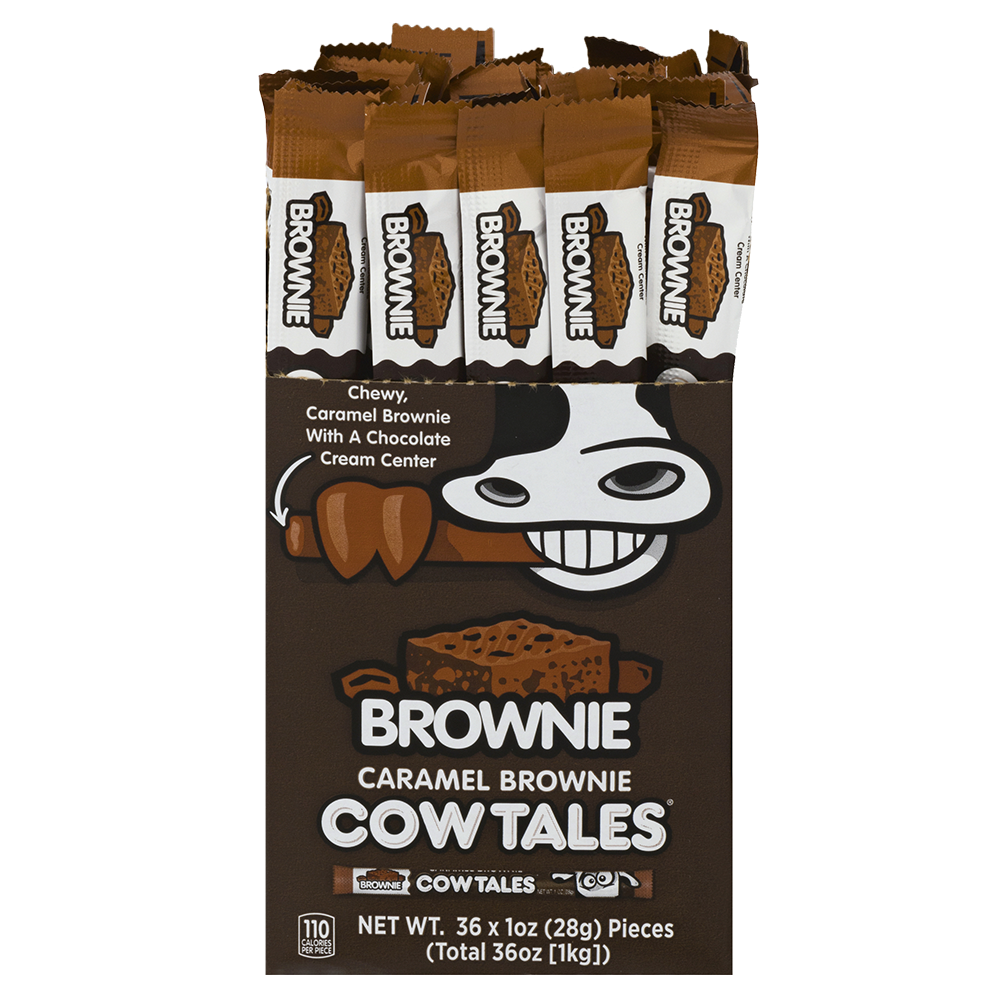 (12) 36ct boxes of Caramel Brownie Cow Tales® OVERSTOCK 25% OFF