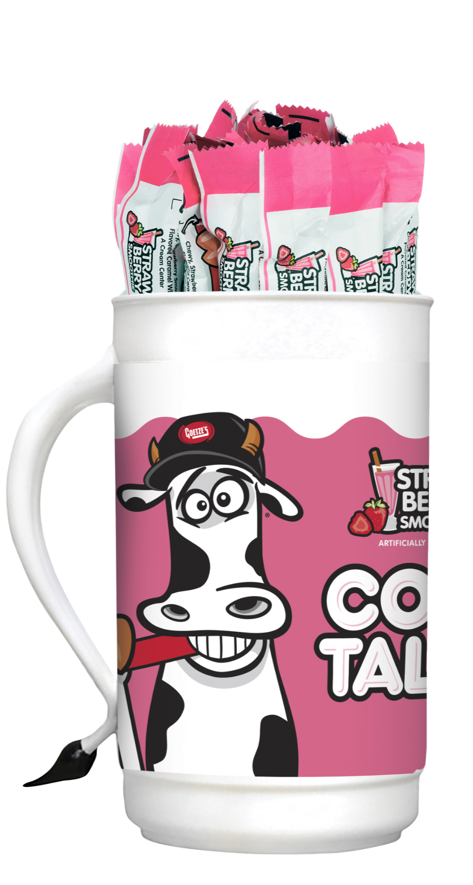 100 ct. Strawberry Smoothie Cow Tales® & Tumbler Mug