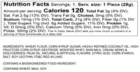 (12) 36ct boxes of Caramel Apple Cow Tales® AKA Goetze's Old Fashioned Caramel Apple Stick®