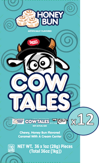 (12) 36ct Boxes of Honey Bun Cow Tales®
