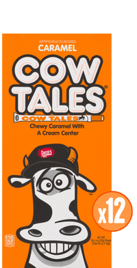 (12) 36ct boxes of Original Caramel Cow Tales®