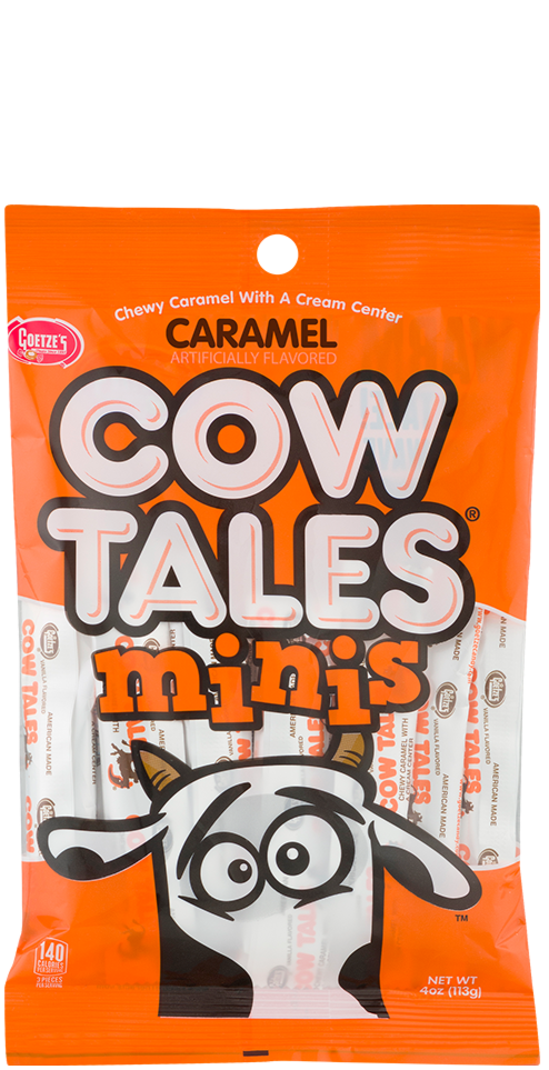 Cow Tales Minis 4 oz. Bag Front